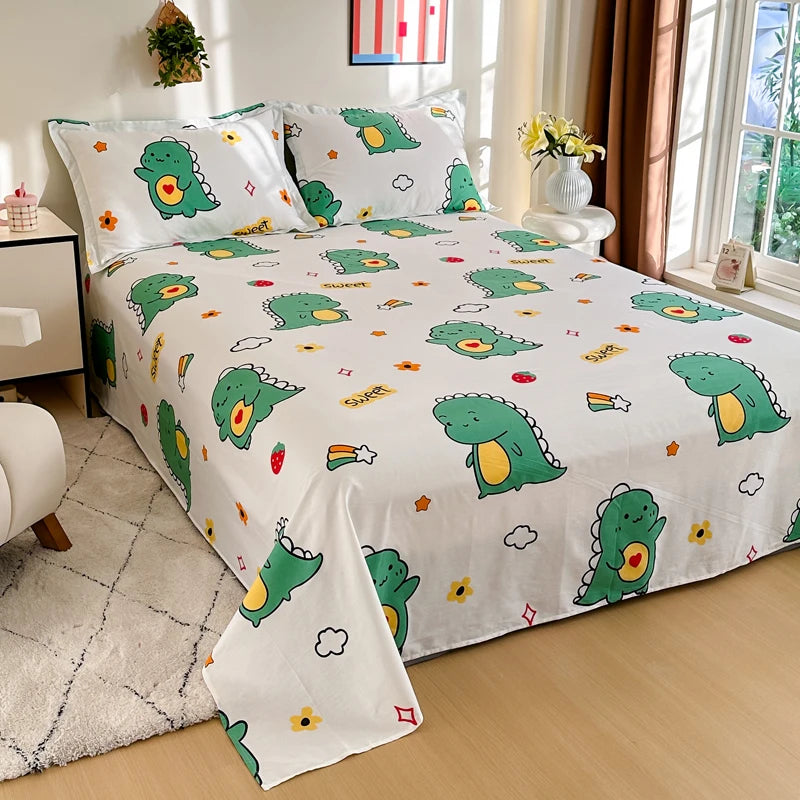 Lençol Liso 100% Algodão para Cama Casal Queen e King Toque Macio Conforto Premium Luxo